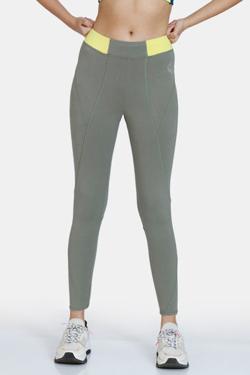 Buy Zelocity High Rise High Quality Stretch Leggings - Charcoal Grey